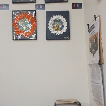 Lake Burger - sunflowers on the wall above a desk - Hot Dogs Near Me - Kalamazoo, Michigan Lake Burger - sunflowers on the wall above a desk - Hot Dogs Near Me - Kalamazoo, Michigan