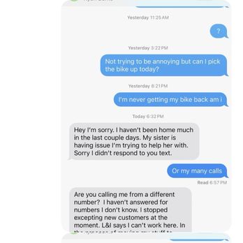 Vicious Cycle Battery - Begging for his sister's help but loser runs in the family - Bike Repair/Maintenance Near Me - Philadelphia, Pennsylvania Vicious Cycle Battery - Begging for his sister's help but loser runs in the family - Bike Repair/Maintenance Near Me - Philadelphia, Pennsylvania