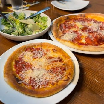 California Pizza Kitchen - PEPPERONI PIZZA and the CLASSIC CAESAR SALAD - Pizza Near Me - San Diego, California