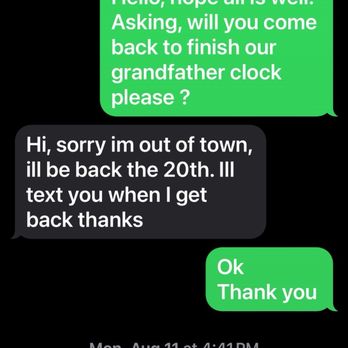 The Watch Repair Guy - Excuse after excuse. This is just a sample of Richard's business practices. - Watch Repair Near Me - Concord, California The Watch Repair Guy - Excuse after excuse. This is just a sample of Richard's business practices. - Watch Repair Near Me - Concord, California
