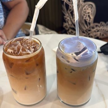 Feria Cafe - Brown sugar rosemary latte, lavender purple foam latte - Coffee & Tea Near Me - Brooklyn, New York Feria Cafe - Brown sugar rosemary latte, lavender purple foam latte - Coffee & Tea Near Me - Brooklyn, New York