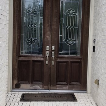 Project Pro - Painting & Handyman Services - Door Restoration-BEFORE picture - Drywall Installation & Repair Near Me