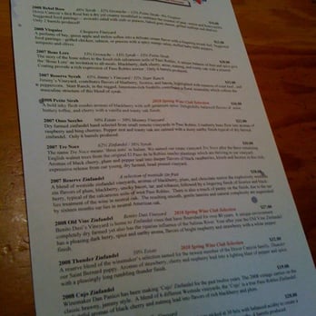 Dover Canyon Winery - Extensive tasting list - Wineries Near Me - Paso Robles, California