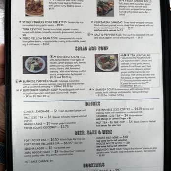 B Star - Menu - Burmese Near Me - San Francisco, California B Star - Menu - Burmese Near Me - San Francisco, California
