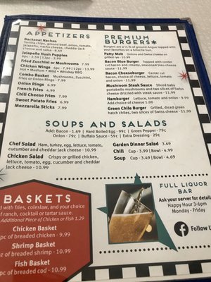 Menu photo 7 50s Diner Backseat Bar Cordes Junction, AZ