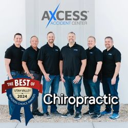 Axcess Accident Center - Best Chiropractor by Daily Herald, Utah Valley Magazine, and Best of State 2024