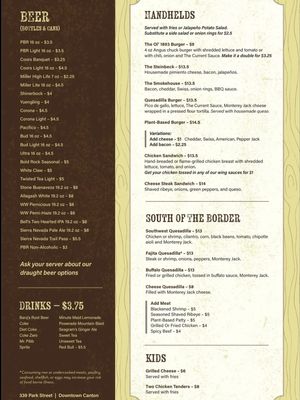 Menu photo 4 The Current Tavern Canton, NC Menu photo 4 The Current Tavern Canton, NC
