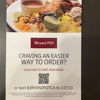 Biryani Pot - 2/23/26 - Indian Near Me - Brentwood, California Biryani Pot - 2/23/26 - Indian Near Me - Brentwood, California