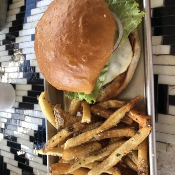 Lola's Street Kitchen - Jalapeño bacon burger with garlic Parmesan fries - Food Trucks Near Me - Midway, Utah