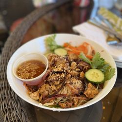 Saigon City - Chicken and tofu rice noodle