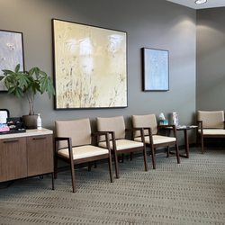 Epiphany Dermatology - Waiting lounge with drinks available