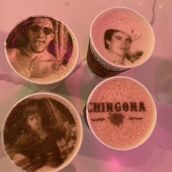 Con Azucar Cafe - Some of the latte art we got. - Coffee & Tea Near Me - San Jose, California Con Azucar Cafe - Some of the latte art we got. - Coffee & Tea Near Me - San Jose, California