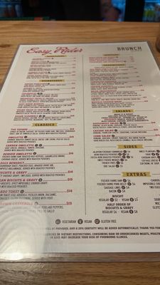 Menu photo 2 Easy Rider Diner Indianapolis, IN