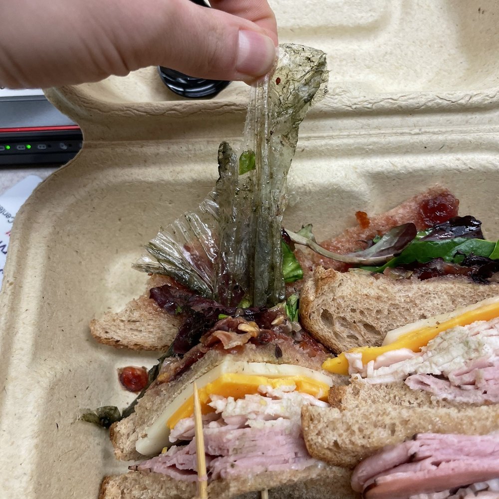 McAlister's Deli - Green plastic bag inside my sandwhich! - Delis Near Me - Manhattan, Kansas McAlister's Deli - Green plastic bag inside my sandwhich! - Delis Near Me - Manhattan, Kansas