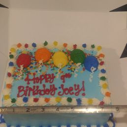 This is supposed to be a half sheet cake and 10 inches.  Smh