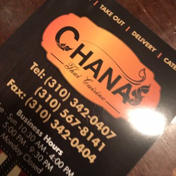 Chana Thai Cuisine - Thai Near Me - Lawndale, California Chana Thai Cuisine - Thai Near Me - Lawndale, California