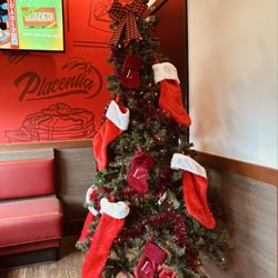 Loaded Cafe - Cute Christmas tree by the entrance