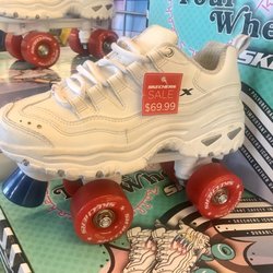 SKECHERS Warehouse Outlet - They have roller skates! I can now fulfill my life long dream of joining a roller derby