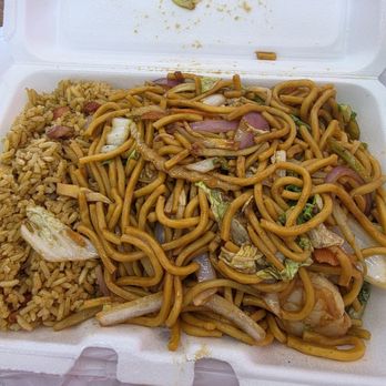 Emerald Garden - Lunch special: Shrimp lo mein and fried rice. Very good!! - Chinese Near Me - Tallahassee, Florida Emerald Garden - Lunch special: Shrimp lo mein and fried rice. Very good!! - Chinese Near Me - Tallahassee, Florida