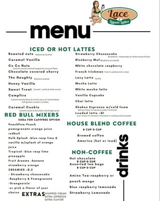 Menu photo 5 Liquor Lattes & Lace Topeka, KS Menu photo 5 Liquor Lattes & Lace Topeka, KS