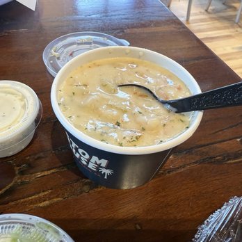 The New Custom House - Clam chowder - New American Near Me - Avila Beach, California The New Custom House - Clam chowder - New American Near Me - Avila Beach, California