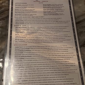 Caló Kitchen + Tequila - Menu - Cocktail Bars Near Me - Costa Mesa, California