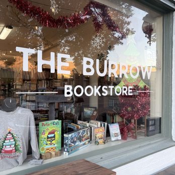 The Burrow Bookstore - The store window for Christmas - Bookstores Near Me - Leeds, Alabama The Burrow Bookstore - The store window for Christmas - Bookstores Near Me - Leeds, Alabama