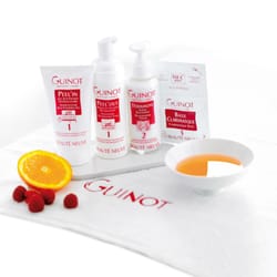 Delray Beach Electrolysis - Guinot Paris Beauté Neuve double peel with fruit acids and fruit enzymes for a cleaner, fresher, smoother skin