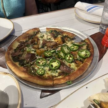 Monkeypod Kitchen - Kalua pork and pineapple pizza - Tacos Near Me - Honolulu, Hawaii