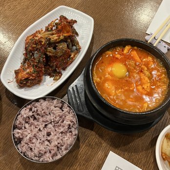 Jung Soo Ne - Spicy marinated crabs & tofu stew - Korean Near Me - Vaughan, Ontario