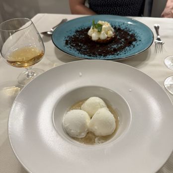 Ciacco - Desserts special of lemon sorbet topped with calvados- my husband talked about this dessert for four days - Italian Near Me - Bologna, BO