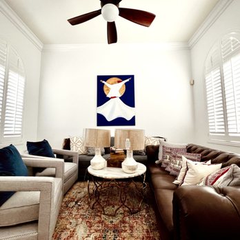 Purrfect Shutters - Two special custom arched shutters with 2 panels. - Shades & Blinds Near Me Purrfect Shutters - Two special custom arched shutters with 2 panels. - Shades & Blinds Near Me