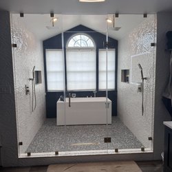 District Capitol Glass - Shower glass door installation