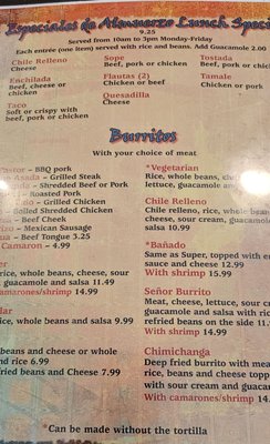 Menu photo 2 Los Gallos Taqueria Lincoln, CA Menu photo 2 Los Gallos Taqueria Lincoln, CA