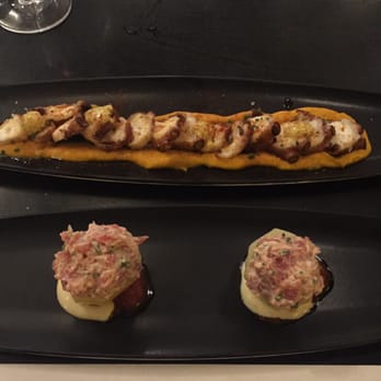 Al TunTun - Grilled octopus and tuna tartar stuffed potato - Tapas Bars Near Me - València, V