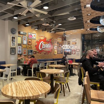 Raising Cane's Chicken Fingers - Dining room - Fast Food Near Me - Towson, Maryland Raising Cane's Chicken Fingers - Dining room - Fast Food Near Me - Towson, Maryland