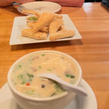 Mint Thai Kitchen - Tofu and Tom kha soup - Thai Near Me - Houston, Texas