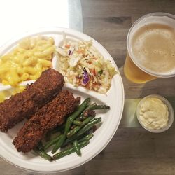 American Legion Barlog-Kuszaj-Zero Post 422 - Fish fry, cod, green beans, mac and cheese, cole slaw and the product of this little brewery up the street