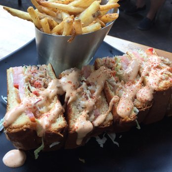 Down the Hatch Maui - Lobster & Crab stuffed grilled cheese $22 - Seafood Near Me - Lahaina, Hawaii