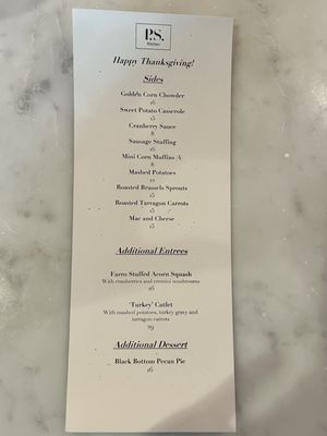 Menu photo 2 P.S. Kitchen New York, NY
