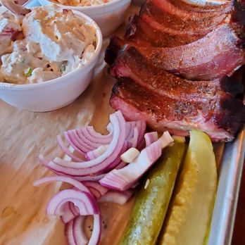Savoy 1902 - Ribs, coleslaw,  loaded potatoes - Barbeque Near Me - Chickasha, Oklahoma