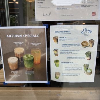 Offline Coffee - Menu (9/5) - Coffee & Tea Near Me - Seattle, Washington Offline Coffee - Menu (9/5) - Coffee & Tea Near Me - Seattle, Washington