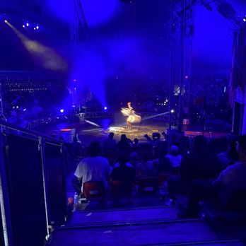 Circus Vargas - This was cool... hula hoops in a shower 4/24/22 - Performing Arts Near Me - Escondido, California