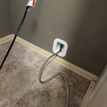 The Fix And Flow - Ice maker valve post install with supply line - Plumbing Near Me - Green Bay, Wisconsin The Fix And Flow - Ice maker valve post install with supply line - Plumbing Near Me - Green Bay, Wisconsin