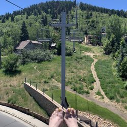 Went barefoot on the lift paranoid my sandals would fall. I was fine!