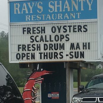 Ray's Shanty - Road sign - Seafood Near Me - Wattsville, Virginia Ray's Shanty - Road sign - Seafood Near Me - Wattsville, Virginia