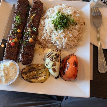 Sahara Mediterranean Cuisine - Kefta Kabob Platter - Mediterranean Near Me - Allentown, Pennsylvania Sahara Mediterranean Cuisine - Kefta Kabob Platter - Mediterranean Near Me - Allentown, Pennsylvania