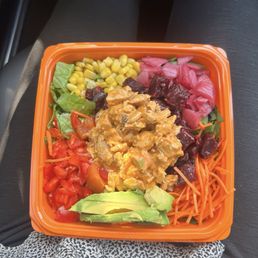 Today build my own salad hit the spot. Today build my own salad hit the spot.