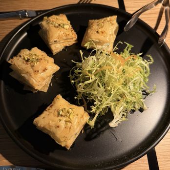 BOA Steakhouse - Phillo Dough wrapped with feta cheese and pistachios. - Steakhouses Near Me - Las Vegas, Nevada BOA Steakhouse - Phillo Dough wrapped with feta cheese and pistachios. - Steakhouses Near Me - Las Vegas, Nevada