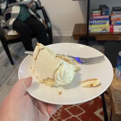 Lemon Chiffon cake slice